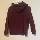 Boys Small Burgundy Vans Zip Up Hoodie