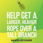 16 Oz Arborist Throw Weight Bag Rope Launcher  And 150  1 8  Line Kit  Tree C   