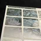 Vintage Trend Hologram 3d Holographic Radiant Rain Forest Sticker Sheet