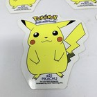 Lot Of 5 Vintage 1999 Nintendo Vinyl 4 5  Sticker Pikachu  25