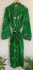 Green Safari Design Unisex Cotton Kimono robe  Bathrobe summerwear cotton Kimono