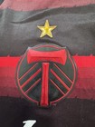 Adidas Portland Timbers Mls Soccer Authentic Jersey Size Large Red black