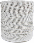 Golberg Twisted 100  Natural Cotton Rope - White Cotton Rope -  5 16 Inch X 50 F