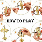 Metal Anti Gravity Spinning Top Desktop Gyroscope Physics Toy Gift