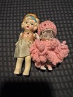 Two Vintage antique Porcelain Dolls 2-3   