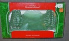 Vintage 1994 Santa   s Best Christmas In Vermont Mountain   Trees Village Backdrop