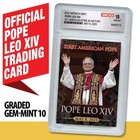 1st American Pope In History Pope Leo 2025 Official Trading Card Graded Gem 10