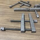 Set Of 3 Handmade Machinist Parallel Clamps W  Beautiful Finish - Usa Circa 1950