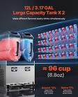 12lx2 Tank Commercial Slushy Machine Margarita Smoothie Frozen Drink Maker
