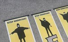  set Of 4   The Beatles Help Concert Ad Scroll Banner 11x30 Vintage Poster Sign