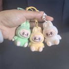 Popular Figure Keychain Flocking Mini Cute Charm Doll Bag Purse Pendant Gifts