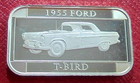 Scarce 1955 Ford T-bird Bar - Adesa  Wisconsin 1 Troy Oz 999 Fine Silver