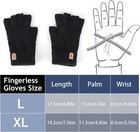 Winter Fingerless Gloves Thermal Winter Gloves Warm Knitted Half Finger Gloves