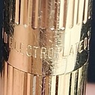 Vtg Sheaffer Mechanical Pencil 23kt Gold Electroplate White Dot Ribbed Twist Usa