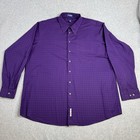 Paul Fredrick Mens 2xl Shirt Finest Italian Long Staple Cotton Woven In Italy