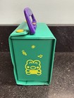 Vintage Sanrio Keroppi Plastic Trunk Mini Case Box Purple Handle 1997 Rare