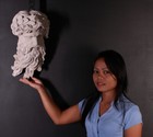 Hercules Head Wall Mount Decor Greek God Stone Finish Decor Figurine Display