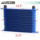 15 Row 10an Fit For Universal Transmission Oil Cooler 7  Fixed Cooling Fan Kit