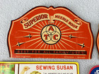 Lot Of 5 Vintage Advertising Sewing Needle Books Superior Sewing Susan National