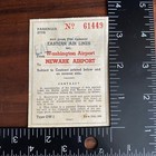 Eastern Air Lines Passenger Ticket Stub Washington Airport To Newark March 1939