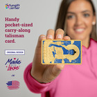 Medicine Buddha Feng Shui Amulet Card  Wallet-sized  Gift  Made In Usa  2 Pack 