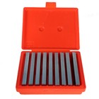 Steel Parallel Set 9 Pairs 1 4 Inch Thick 6 Inch Long 0 0002-inch Precision