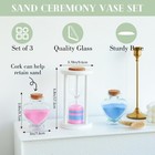 Unity Sand For Wedding Ceremony Set - 3 Pcs Small To Medium  White