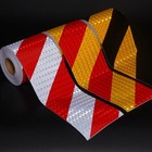 4  Reflective Safety Tape 10ft Twill Hazard Warning Sticker Roll Truck Trailer