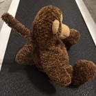 First And Main George Monkey Stuffed Animal Brown Tan Bean Bag Plush 13 