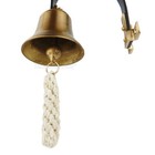 Brass Shopkeeper s Bell Antique Style Door Entry Dinner Bell Wall Mounted 