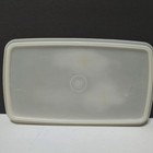 Vintage Sheer Tupperware Deli Meat Cheese Keeper Container 816 W  Lid 817
