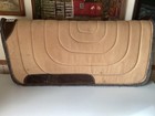 Diamond Wool Tan Western Saddle Pad 32 x31 x1  1 4  Nos