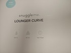 Snuggle Me Baby Lounger Curve  0-6 Months  W Travel Bag Natural
