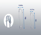 20pcs Large Safety Pins  4inch And 3inch Heavy Duty Safety Pins For Fashion  Sew