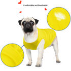 Plain Cotton Cat Dog Clothes summer Small Medium Pet Dogs Vest T-shirt Clothing   