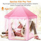 Kids Play Tent Girls Princess Castle Children Playhouse Outdoor Christmas Toys
