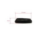 6-pack Black Rubber Grease Plug Hub Dust Caps For Al-ko Trailer Camper Rv Axle