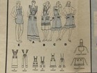 Amazing Vtg 86 Butterick 4066 Misses   Mens Aprons In 5 Looks Pattern Os Uc
