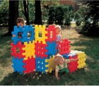 Little Tikes Big Waffle Block Set - 18 Pieces  Blue red yellow 