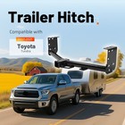 Towing Trailer Hitch Receiver 2  Class 3 Rear Bumper For Toyota Tundra 2007-2021