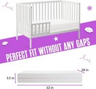 Sleepah 6    Crib   Toddler Mattress - Dual-sided Cooling Memory Foam Waterproof
