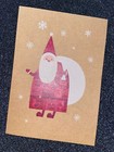 Papyrus Christmas Boxed Greeting Cards - Eco Friendly Santa 16 Count