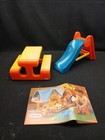 Vintage  1989 Little Tikes Picnic Table   Slide   In Box  Mint