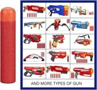 60 Pcs Mega Darts Foam Bullet Refill Pack - Compatible With Nerf N-strike Mega S