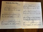 1962 Vintage Sheet Music For The Christmas Song  do You Hear What I Hear
