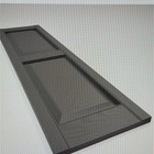 Pair 12 w X 43h Lifetime Vinyl  Standard Two Equal Panels Raised Panel Shutters