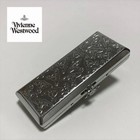 By Vivienne Westwood Orb Cigarette Case Silver Metal  Christmas Gifts