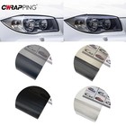 Car Headlight Tint Film 19 69 In X 78 74 In Smoke Fog Light Vinyl Waterproof