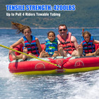 4k 60ft Boat Tow Rope For Tubing Fits 1-4 Person Towable Tubes Boating Heavy-   