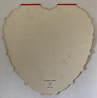 Tennis Valentine This Is No Racket  Heart Shaped Die Cut Vintage A-meri-card